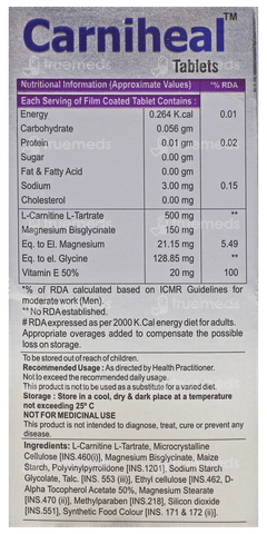 Carniheal Tablet 15