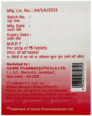 Ozodap 10 Tablet 15