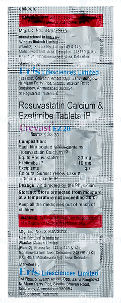 Crevast Ez 20 Tablet 10