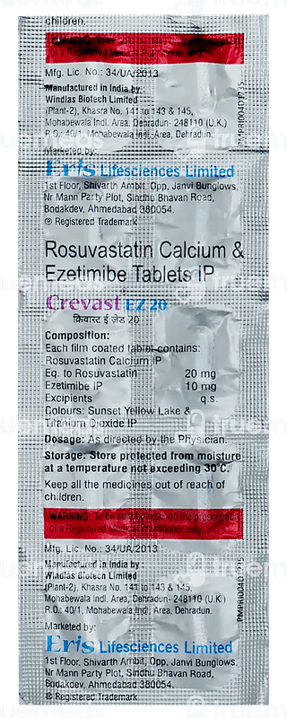 Crevast Ez 20 Tablet 10