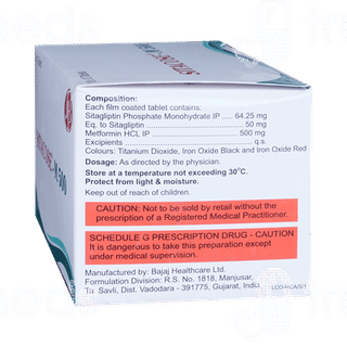 Sitacose M 500 Tablet 10