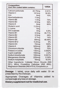 Baksons Vitamin D Plus Tablet 30