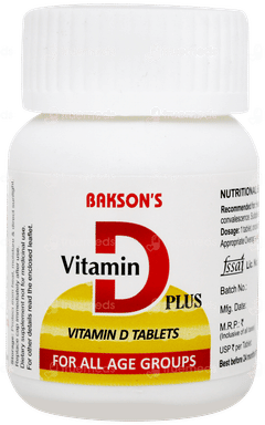 Baksons Vitamin D Plus Tablet 30