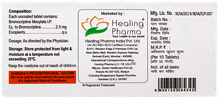 Bromoheal 2.5mg Tablet 10
