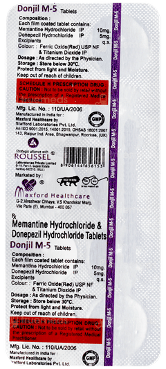 Donjil M 5 Tablet 10