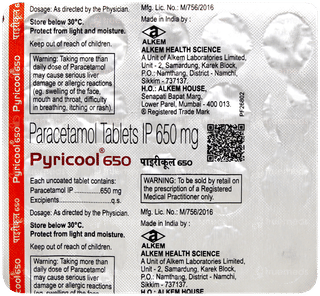 Pyricool 650 Tablet 20