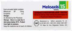 Meloaxis 15 Tablet 10