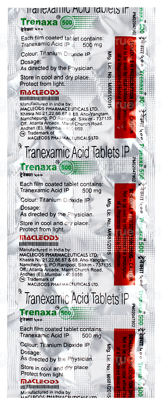 Trenaxa 500 Tablet 10