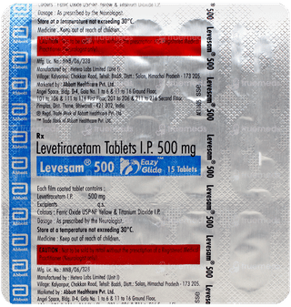 Levesam Easy Glide 500 Tablet 15