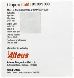 Dapazol Sm 10/100/1000 Tablet 10 Dapazol Sm 10/100/1000 Tablet 10