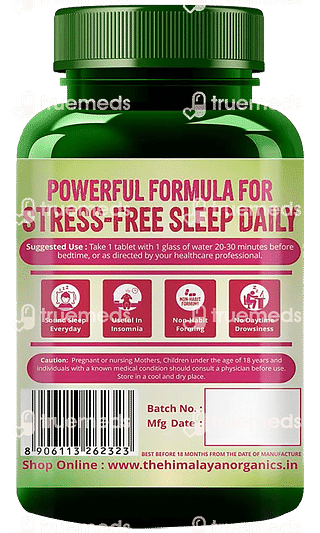 Himalayan Organics Natural Sleep Aid Vegetarian Tablet 120