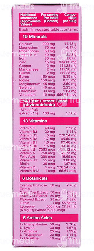 Nutricharge Woman Tablet 30