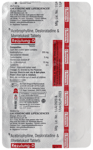 Rezulung D Tablet 10