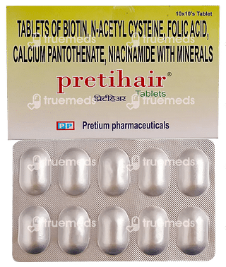 Pretihair Tablet 10
