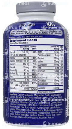 One A Day Men's 50+ Complete Multivitamin Tablet 300