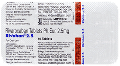 Rivaban 2.5 Tablet 10