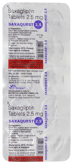 Saxaquest 2.5 Tablet 10