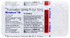 Rivaban 10 Tablet 10 Rivaban 10 Tablet 10
