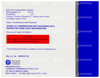 Britzilam 25 Tablet 15