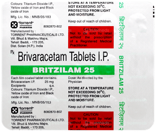 Britzilam 25 Tablet 15