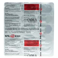Sitenali M 500 Tablet 15