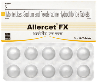 Allercet Fx Tablet 10