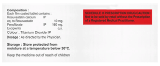 Rosuvil F 10/160 Mg Tablet 10