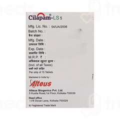 Cilapam-ls 5 Tablet 15