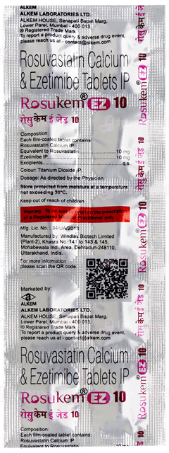 Rosukem Ez 10 Tablet 10 Rosukem Ez 10 Tablet 10