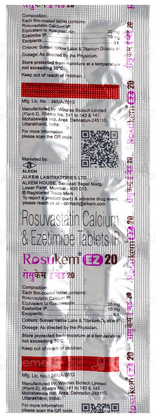 Rosukem Ez 20 Tablet 10