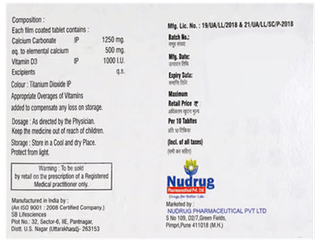 Nusecal D3 Tablet 10