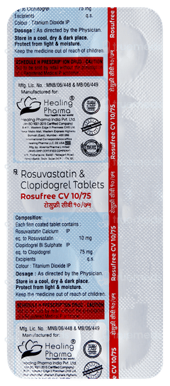 Rosufree Cv 10/75 Tablet 10 Rosufree Cv 10/75 Tablet 10