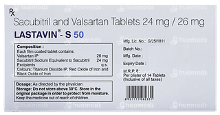 Lastavin S 50 MG Tablet 14