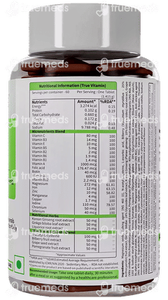 Neuherbs True Vitamin Tablet 60