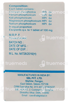 Sbl Five Phos 3x Tablet 25 GM