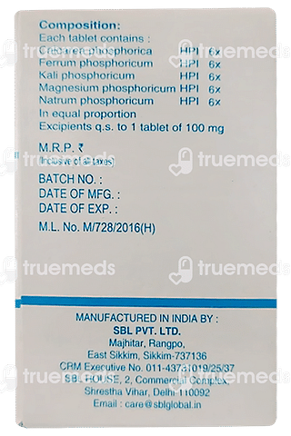 Sbl Five Phos 3x Tablet 25 GM