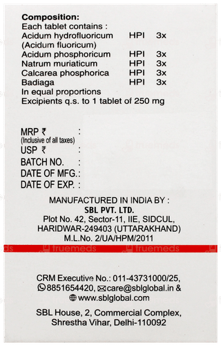 Sbl Scalptone Tablet 25Gm