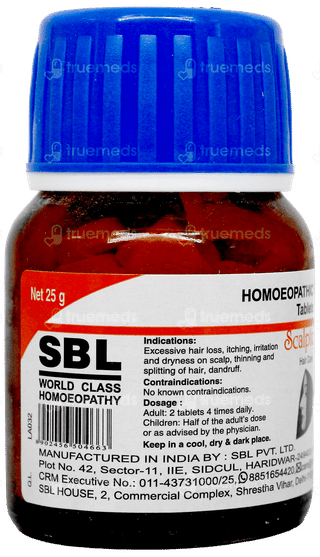 Sbl Scalptone Tablet 25Gm