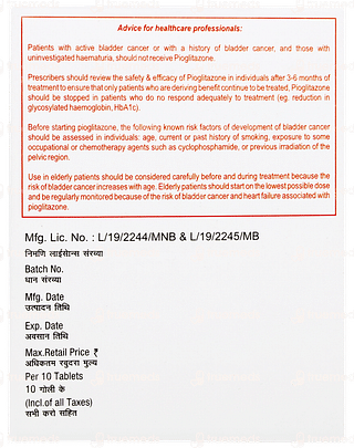 Glynamic Mp2 Tablet 10