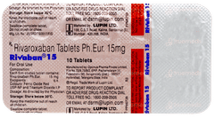 Rivaban 15 Tablet 10 Rivaban 15 Tablet 10