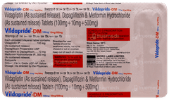 Vildapride Dm 100mg/10mg/500mg Tablet 10