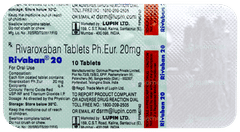 Rivaban 20 Tablet 10 Rivaban 20 Tablet 10
