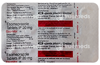 Esomifor 20 MG Tablet 15