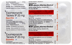 Esomifor 20 Tablet 15 Esomifor 20 Tablet 15