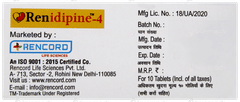 Renidipine 4 Tablet 10