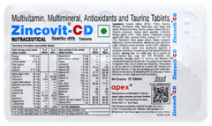 Zincovit Cd Tablet 10