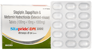 Sitapride Dm 1000 Tablet 15