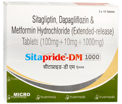 Sitapride Dm 1000 Tablet 15