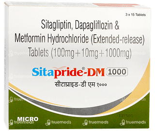 Sitapride Dm 1000 Tablet 15