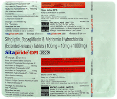 Sitapride Dm 1000 Tablet 15